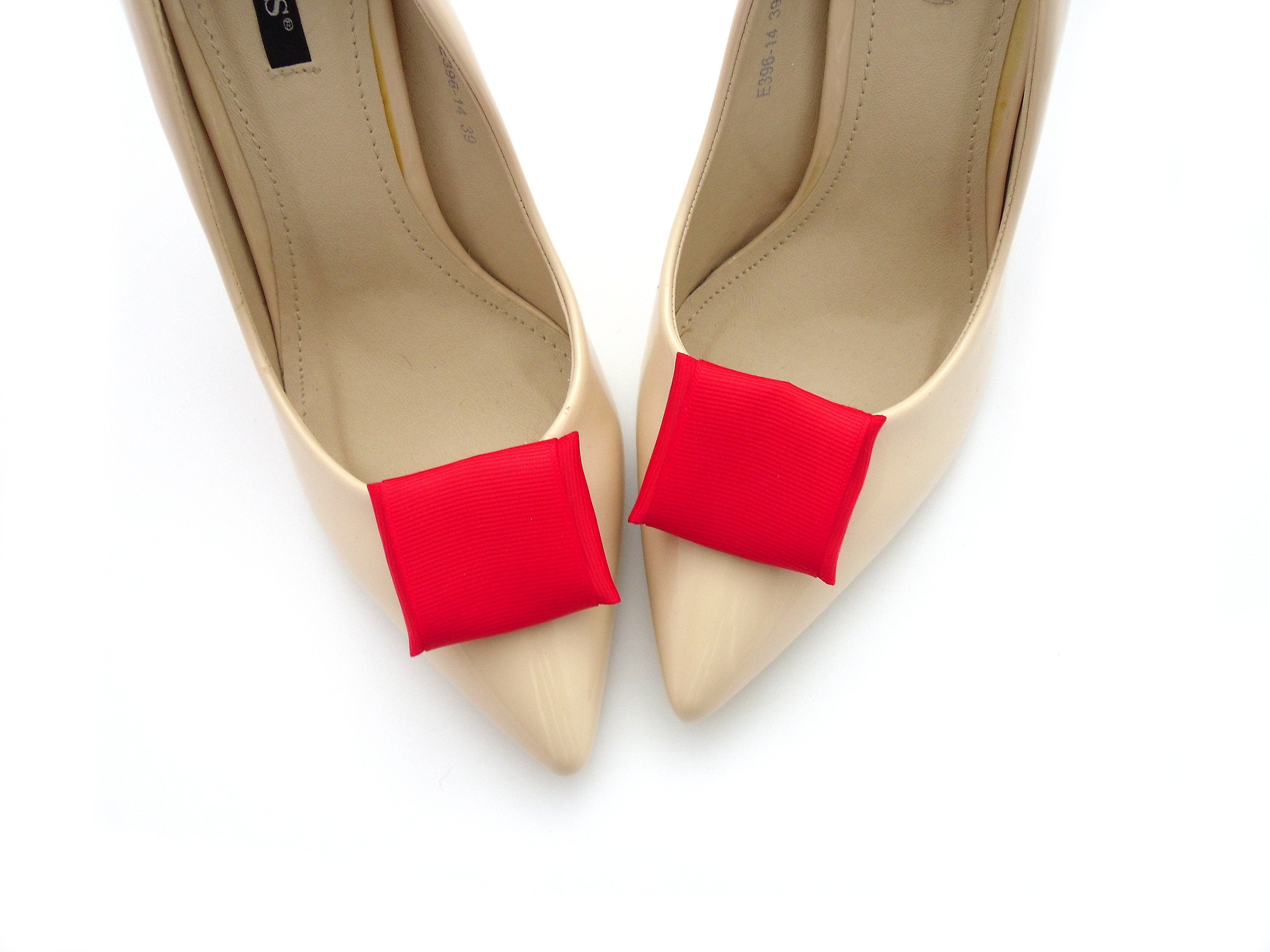 Red shoe clips shoes clips red shoe bows bow wedding shoe Etsy