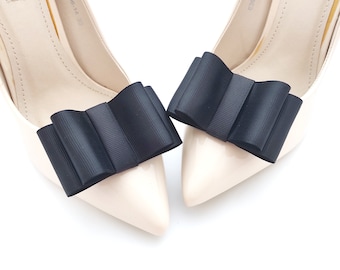 Black bows Shoe Clips Shoes Clip Schuhclips Bows Bow Judaeve