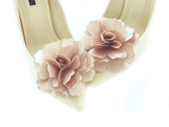 Big Flowers Shoe Clips Wedding Shoe Clips Clips For Shoes Etsy