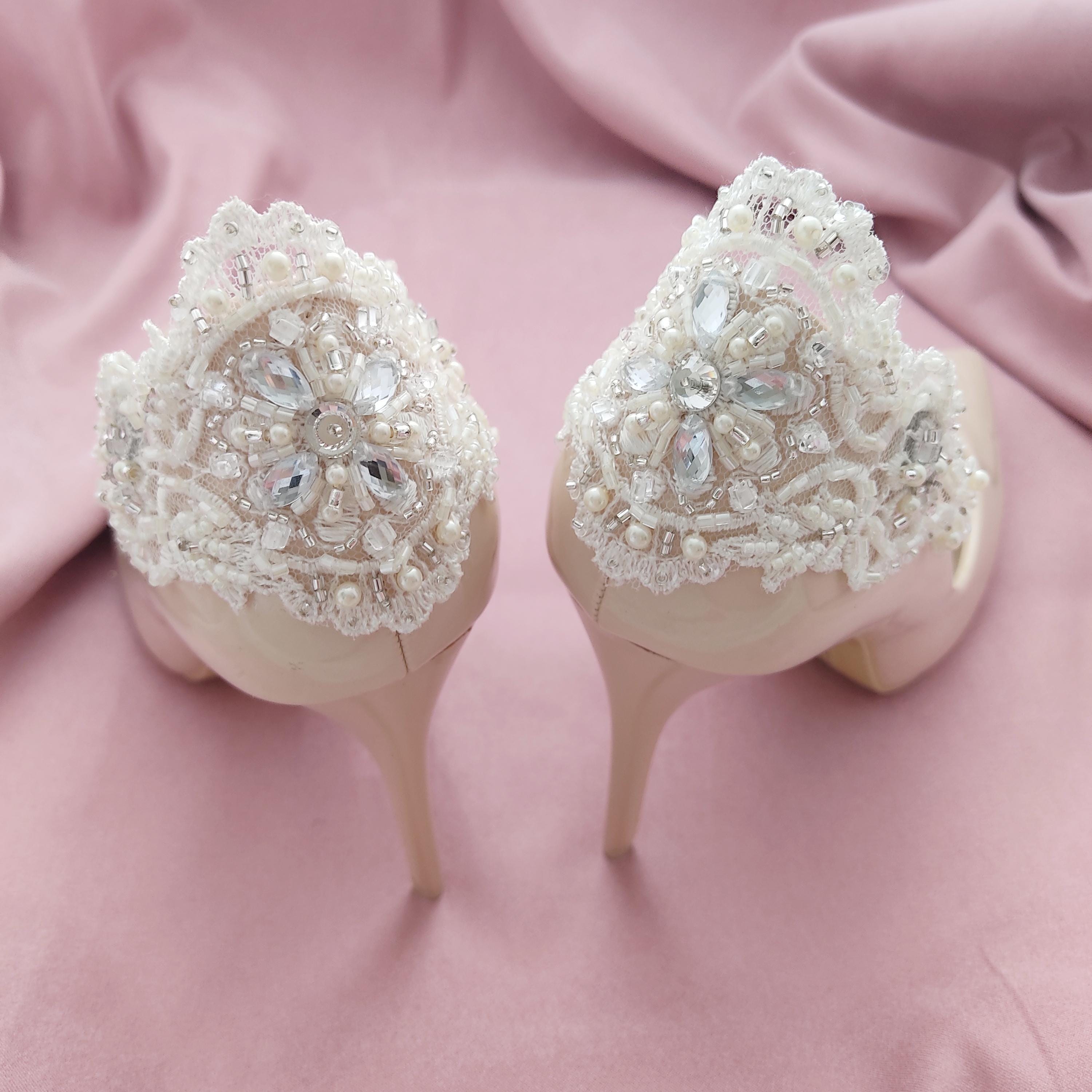 Chanel pearl heels Italia