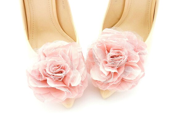 pink shoes with flowers