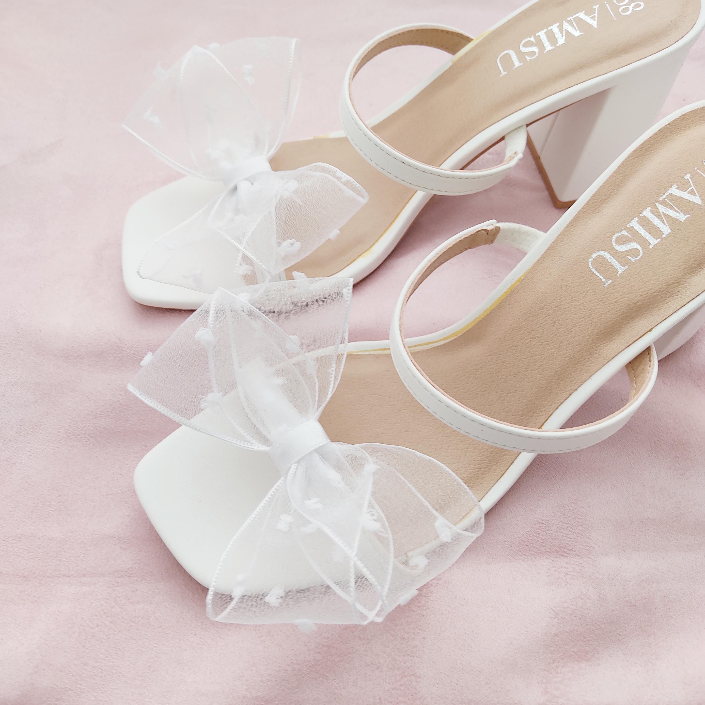 サンダル・ミュール SLINGBACK DECOLLETE' BOWOW IN MOIRE' TISSUE Bowow Slingback Pumps In Moirè Fabric 45mm for Woman in Rock