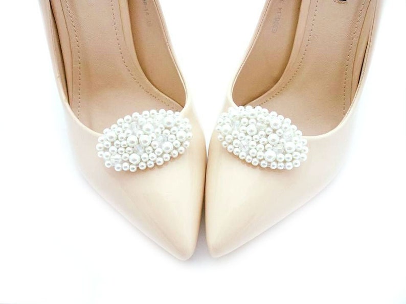 Shoe Clips Pearl Luxury Shoe Decorations Luxurious Pearl Etsy
