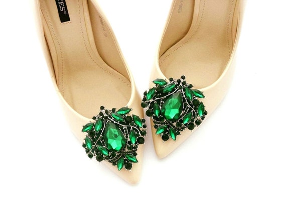 dark green court shoes