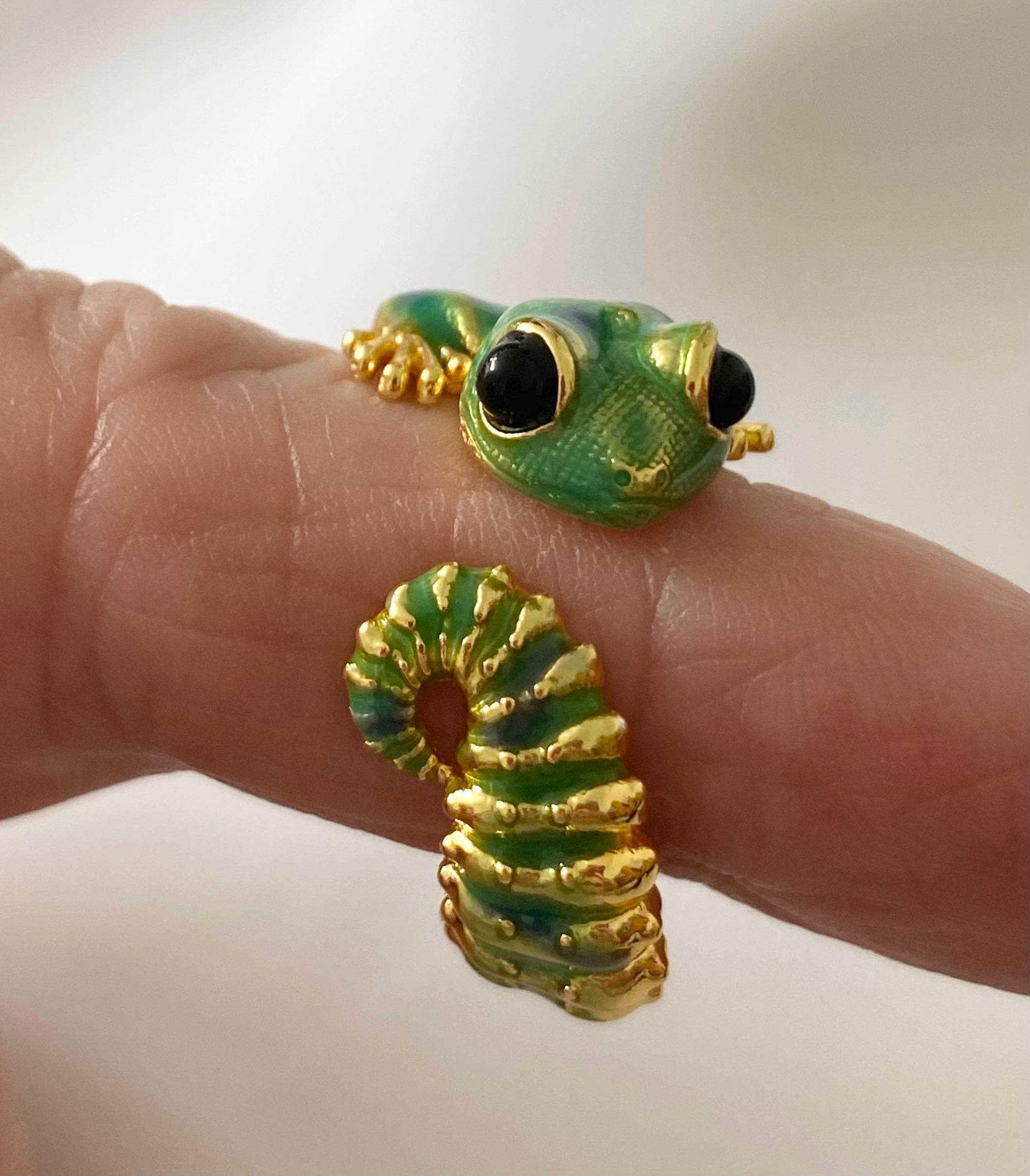 Lizard finger ring - Etsy 日本