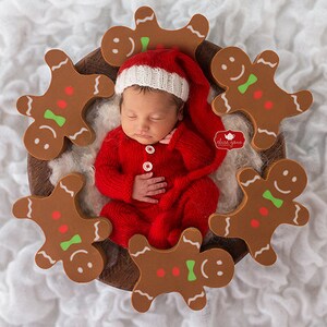Gingerbread Gathering - Newborn Digital Background