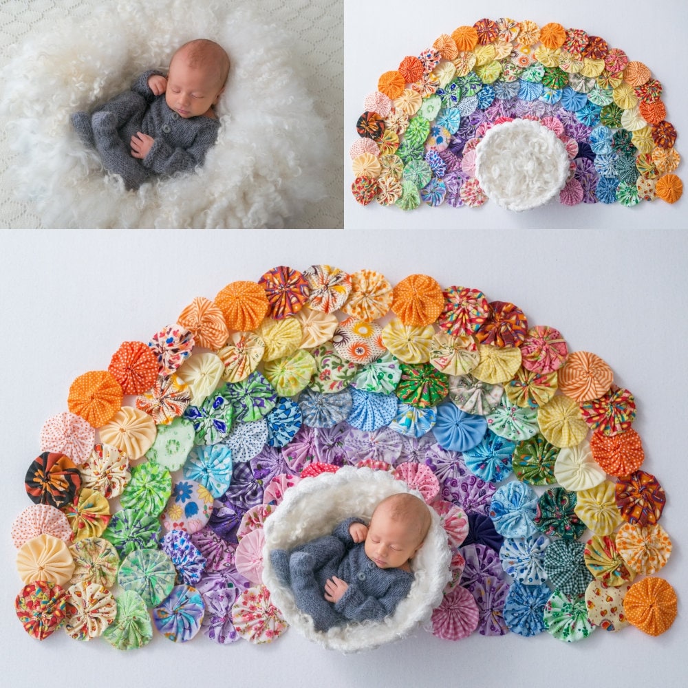 Rainbow Baby Digital Backdrop for Photographers Photography Prop