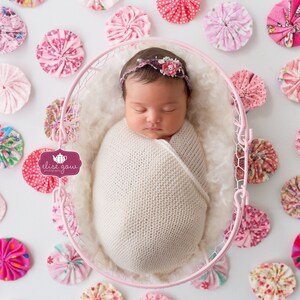 Newborn Digital Backdrop for Photographers Photography Pink Prop Baby Girl