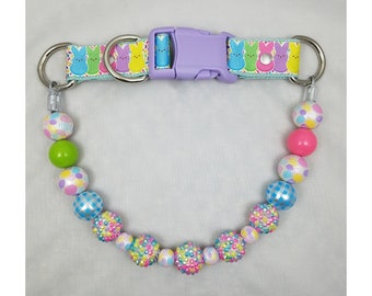 Easter Dog Collar - Beaded/Pearl Glam Dog Collars For Big And Small Dogs- Unbreakable