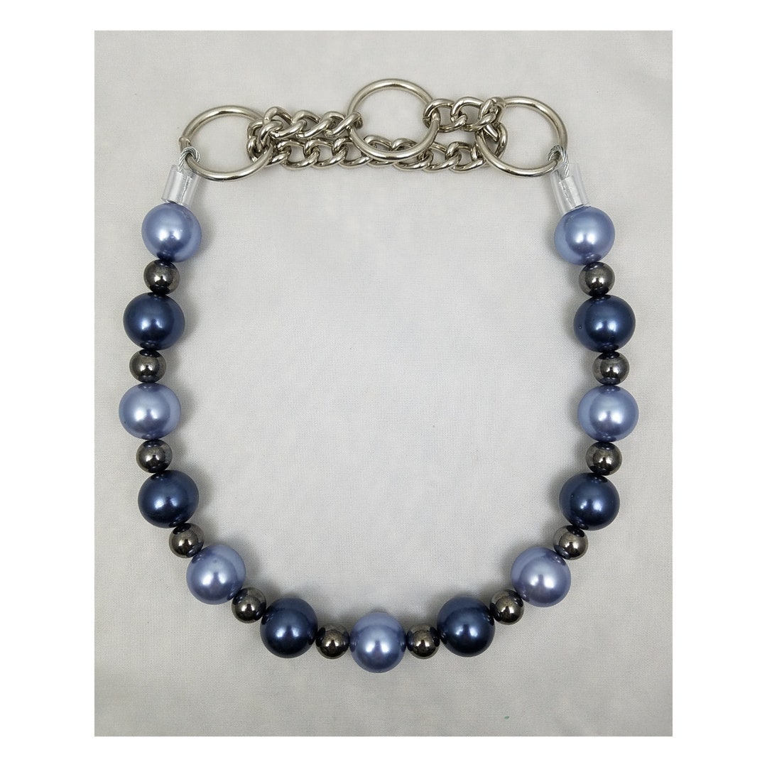 Dapper Dan Beaded/pearl Dog Collar for Big and Small Dogs/unbreakable