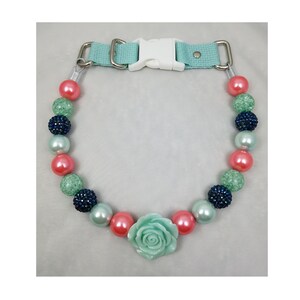 Derby- Beaded/Pearl Dog Collar- Unbreakable Glam Collars For Big And Small Dogs Boys And Girls