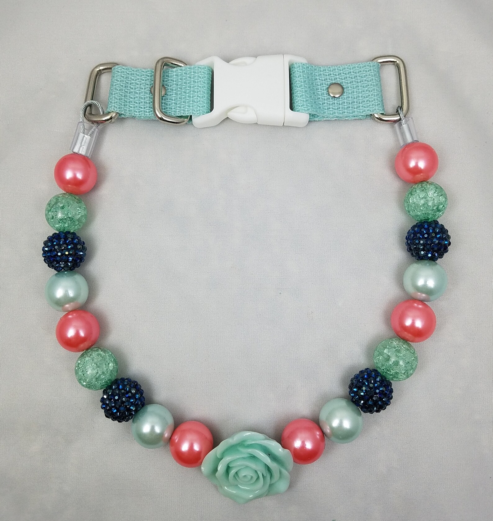 Derby Beaded/pearl Dog Collar Unbreakable Glam Collars for Etsy