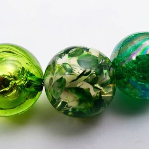 Shades Of Green - Beaded Dog Collar, Martingale, Big Dog, Unbreakable, High Tensile Strength, O Ring, Slip On, image 4