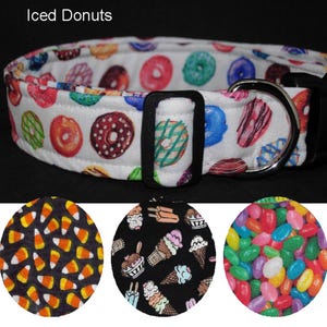 Sweet Treats Dog Collar, Dog Bow tie, Fun Collar, Trendy, Jelly Beans, Ice Cream, Iced Donuts, Candy Corn, Show Dogs, Large Dogs, Small Dogs