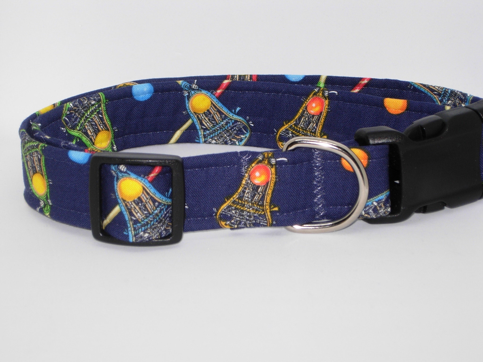 Lacrosse Dog Collar With Dog Bow Tie Lacrosse Sticks on Etsy