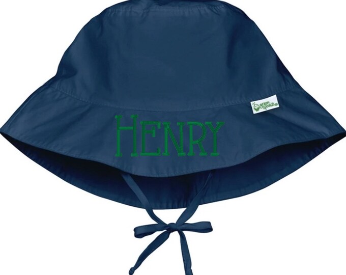 Infant Sun Hat Newborn Sun Hat Personalized Baby Sun Hat Toddler Sun