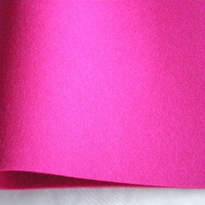 Wollfilz aus 100% Merinowolle 2 mm pink Bild 1