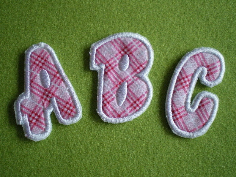 Buchstaben zum Aufbügeln mit BsN-Folie Bild 1