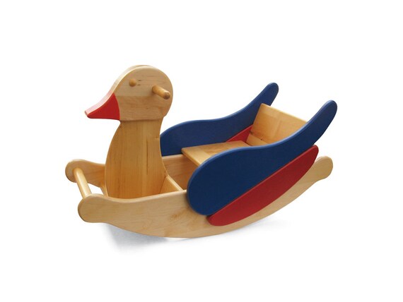 duck rocking horse