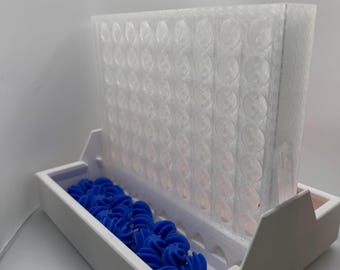 3D Printed Self-Sorting Connect-Style Game – Compact Case & Built-In Organizer