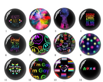 10 piezas de cabujón de arcoíris LGBT, cúpula de vidrio del orgullo gay LGBTQ, 10 mm, 12 mm, 14 mm, 16 mm, 18 mm, 20 mm, 25 mm, 30 mm, 35 mm, 40 mm, joyería fotográfica redonda LGBTQ (FJ1596）