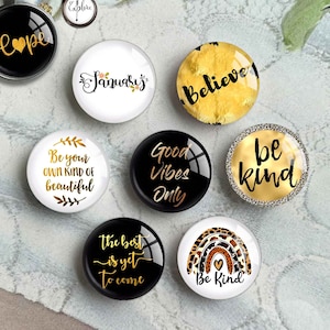 Believe Cabochon, Be Kind-afbeelding Glazen koepel, Inspiring Picture Cameo, 10 mm 12 mm - 25 mm 30 mm 35 mm 40 mm Statement Words Good Vibes (FJ5297)