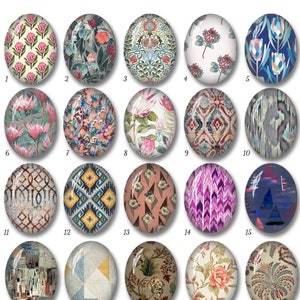 Australia Protea Oval/Teardrop Cabochon,Flower 10x14mm\13x18mm\18x25mm\20x30mm\30x40mm\40x50mm Oval Glass Dome, Picture Jewelry -OV61