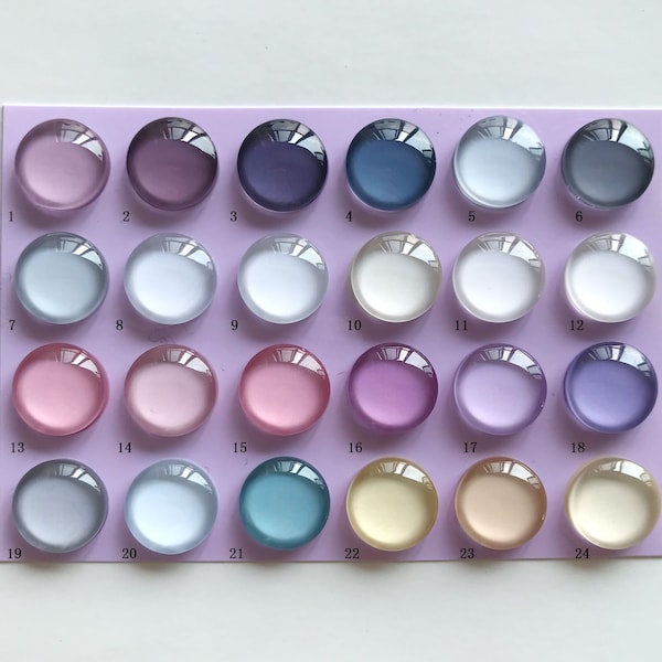 Pure Plain Color Cabochon, Solid Color Image Round/ Oval/ Teardrop Glass Dome , 10mm 12mm 25mm 40mm 10x14mm 13x18mm 20x30mm Beads (CS06）