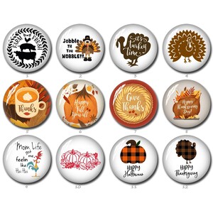 Thanksgiving Cabochon,Türkei Bild Glaskuppel,10mm 12mm 14mm 16mm 18mm 20mm 25mm 30mm 35mm 40mm Kürbis Fotoschmuck (FJ1022)