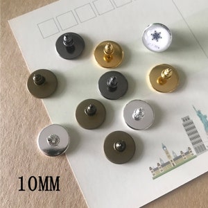 10mm Blank Stud Earrings - 10mm Round Glass Dome Cameo Cabochon Earring Blanks Bezel ,Stud Blanks,Bezel earring Blanks Earring Posts-ACC03
