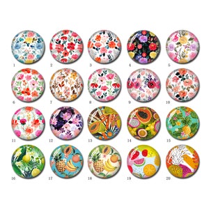 10 cabochons floraux, fleurs faites à la main, dôme en verre, 10 mm 12 mm 14 mm 16 mm 18 mm 20 mm 25 mm 30 mm 35 mm 40 mm, fleurs rondes, bijoux photo (FJ1635）