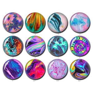 Aquarel cabochon, olieverfschilderij beeld glazen koepel 10mm 12mm 14mm 16mm 18mm 20mm 25mm 30mm 35mm 40mm Oorbellen Ketting Sieraden (FJ1202)