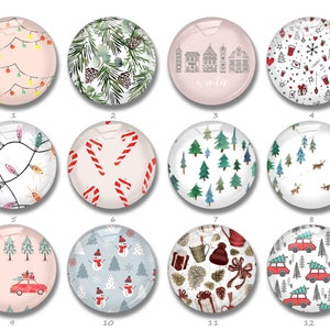 Weihnachtsbaum Cabochon,Weihnachten Schneemann Druckknopf Schmuck Anhänger,12mm 16mm 18mm 20mm 25mm Weihnachtsschmuck Cabochon Glas (FJ763）