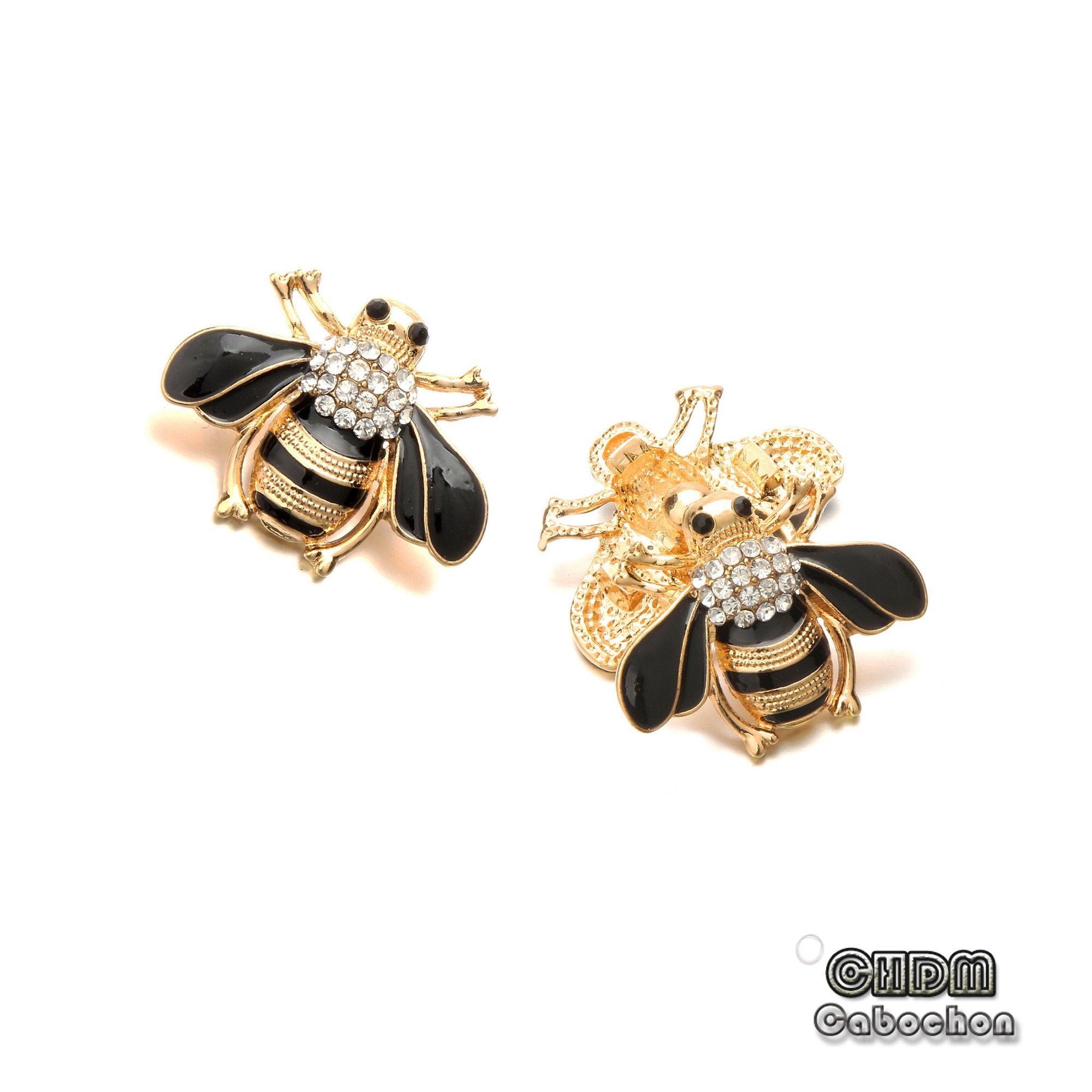 Ginger Snaps Honeycomb Bee - Mixed Metal Charm Accessory