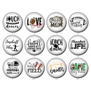 Fußball Cabochon Touch Down Sport Bild Glaskuppel,10mm 12mm 14mm 16mm 18mm 20mm 25mm 30mm 35mm 40mm Fotoschmuck (FJ1048）