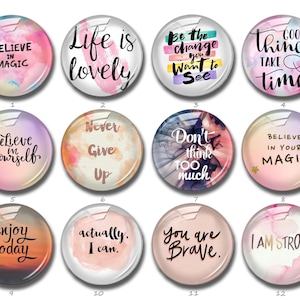 Inspirerende Cabochon, Quote Drukknop, 10mm 12mm 14mm 16mm 18mm 20mm 25mm 30mm 35mm 40mm statement afbeelding glazen koepel (FJ922)