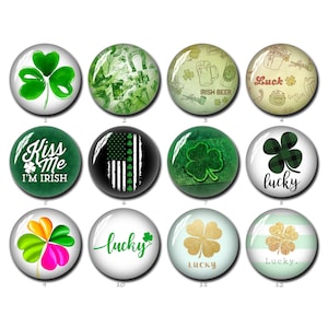 St Patrick cabochon,Lucky Clover Quote image dôme en verre 10mm 12mm 14mm 16mm 18mm 20mm 25mm 30mm 35mm 40mm Bijoux photo (FJ1516)