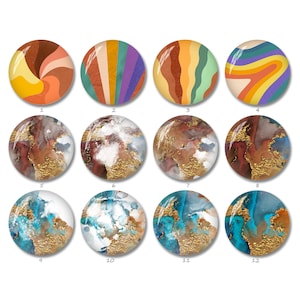 Handgemaakte cabochon, aquarel afbeelding glazen koepel 10 mm 12 mm 14 mm 16 mm 18 mm 20 mm 25 mm 30 mm 35 mm 40 mm glas foto sieraden (FJ1704)
