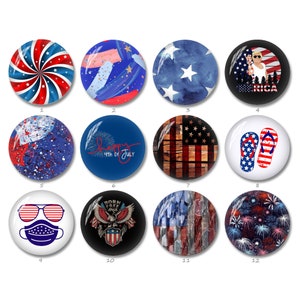 USA Flagge cabochon, 4. Juli Amerikanisches Bild Glaskuppel 10mm 12mm 14mm 16mm 18mm 20mm 25mm 30mm 35mm 40mm Patriotische Foto Schmuck (FJ1662）