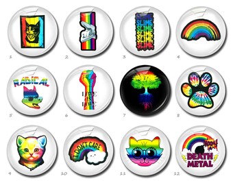 Cabujón de orgullo arcoíris, cúpula de vidrio con imagen gay LGBT, camafeo de vitrales, 10 mm, 12 mm, 14 mm, 16 mm, 18 mm, 20 mm, 25 mm, 30 mm, 35 mm, 40 mm (FJ4073)