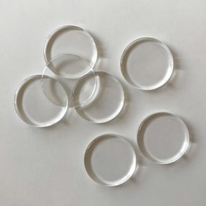 FLAT klar Cabochon, Foto Glaskuppel Cabochon, klare Cabochon, transparente Cabochon, runde flache Rückseite Klarglas Cabochon, DIY Ergebnisse -BL04