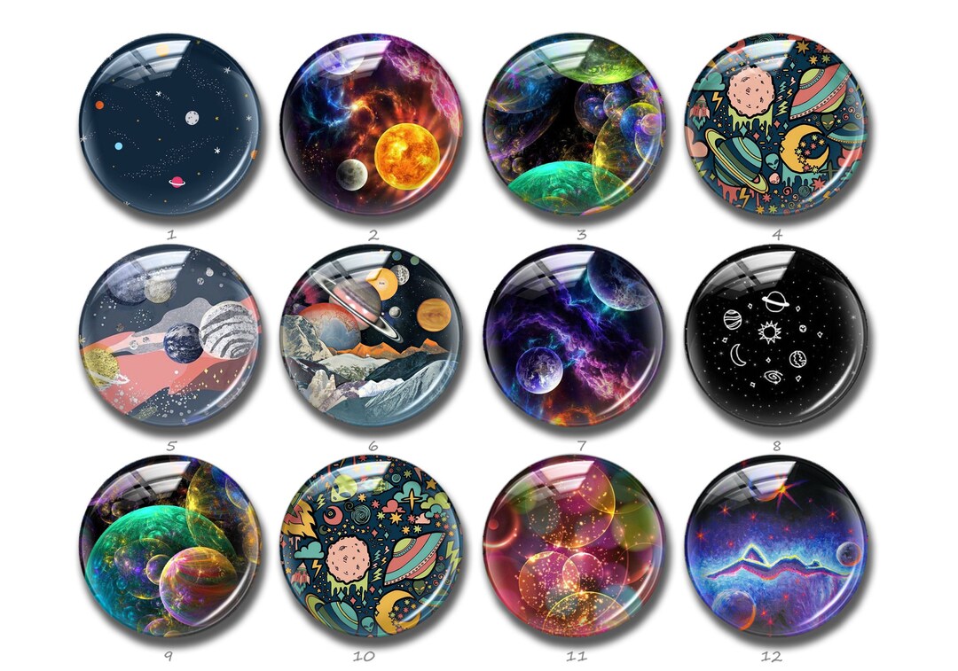 Cabochongalaxy Snap Button10mm 12mm 14mm Etsy