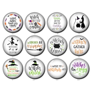 Witch cabochon,Halloween quote image glass dome 10mm 12mm 14mm 16mm 18mm 20mm 25mm 30mm 35mm 40mm Statement Photo Jewelry(FJ1184）
