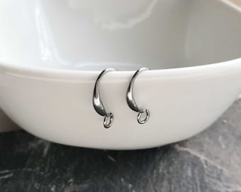 10/50 piezas - Alambres de acero inoxidable para pendientes - Alambres hipoalergénicos de oro con forma de bola - Ganchos colgantes para pendientes - Accesorios de joyería - BXG29
