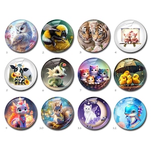 Tier Cabochon, Bienen Bild Glaskuppel, Delfin Bild Kamee, 10 mm 12 mm 14 mm 16 mm 18 mm 20 mm 25 mm 30 mm 35 mm 40 mm Glas Charms (FJ4430)
