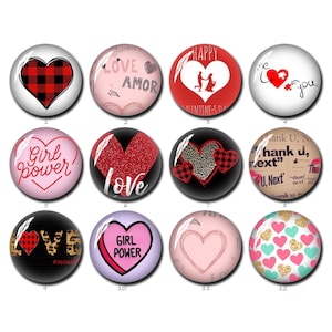Love Heart Cabochon, immagine di San Valentino Cupola di vetro, 10mm 12mm 14mm 16mm 18mm 20mm 25mm 30mm 35mm 40mm Statement Photo Jewelry (FJ1004)
