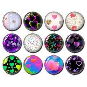 Liebe Herz Cabochon, Valentinstag Bild DIY Glaskuppel, 10mm 12mm 14mm 16mm 18mm 20mm 25mm 30mm 35mm 40mm Bild cabochon (FJ1473）