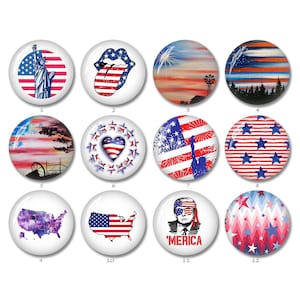 USA Flag cabochon,4 juillet Dôme américain en verre d’image 10mm 12mm 14mm 16mm 18mm 20mm 25mm 30mm 35mm 40mm Patriotic Photo Jewelry (FJ1663)
