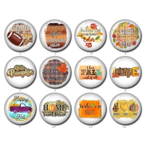 Herbst Cabochon,Football Fall Vibes Kürbis Bild Glaskuppel,10mm 12mm 14mm 16mm 18mm 20mm 25mm 30mm 35mm 40mm Fotoschmuck (FJ1084)