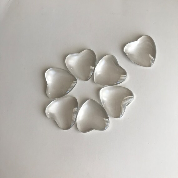 Rockin Beads Brand, 15 Clear Glass Dome Tile Cabochon Clear 40x30mm Non-calibrated Oval - Foto 6